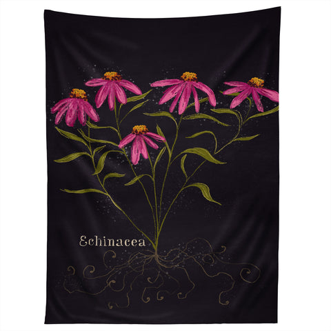 Joy Laforme Herb Garden Echinacea Tapestry