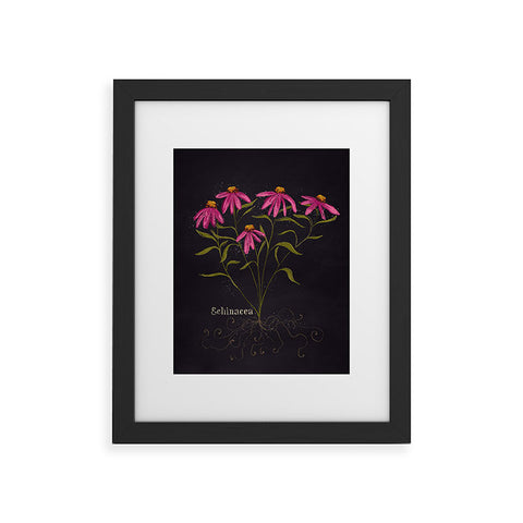 Joy Laforme Herb Garden Echinacea Framed Art Print