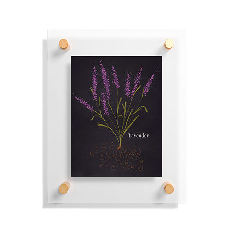 Joy Laforme Herb Garden Lavender Floating Acrylic Print