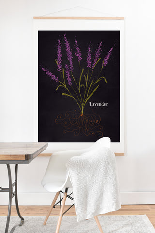 Joy Laforme Herb Garden Lavender Art Print And Hanger