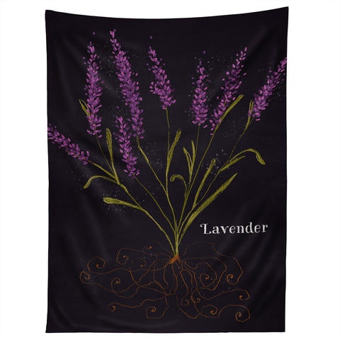Joy Laforme Herb Garden Lavender Tapestry