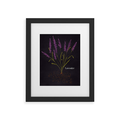 Joy Laforme Herb Garden Lavender Framed Art Print