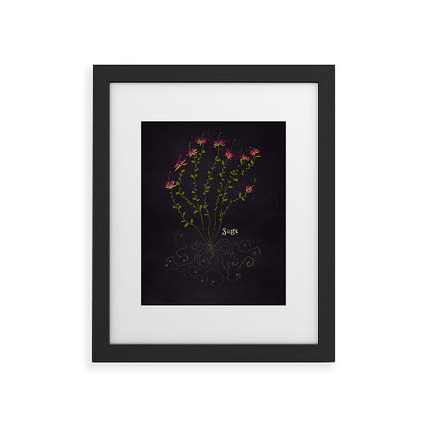 Joy Laforme Herb Garden Sage Framed Art Print