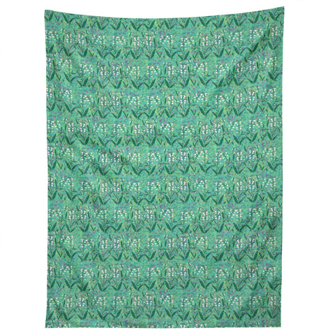 Joy Laforme Lilly Of The Valley In Green Tapestry