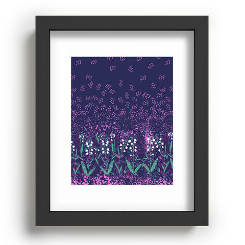 Joy Laforme Lilly Of The Valley In Purple Recessed Framing Rectangle