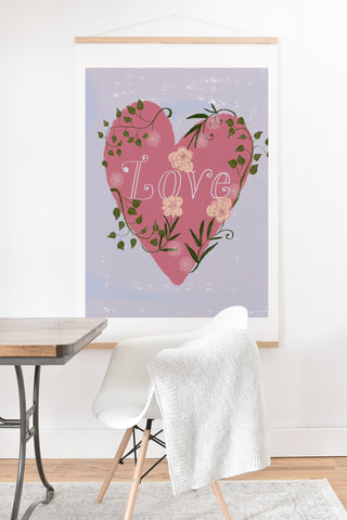 Joy Laforme Love your Valentine Art Print And Hanger