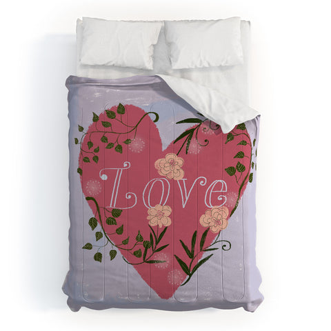 Joy Laforme Love your Valentine Comforter