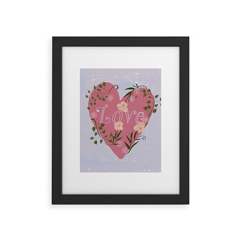Joy Laforme Love your Valentine Framed Art Print