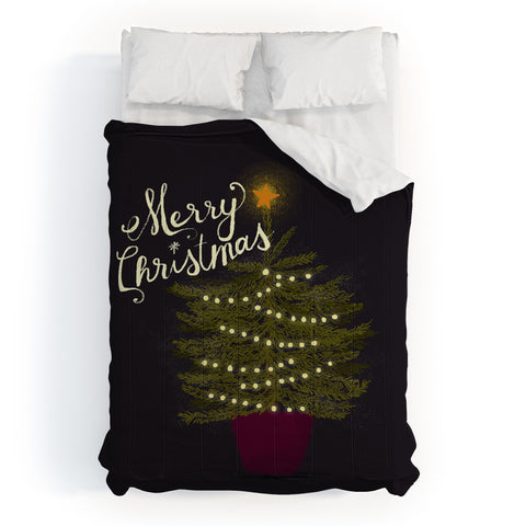 Joy Laforme Merry Christmas Little Tree Comforter