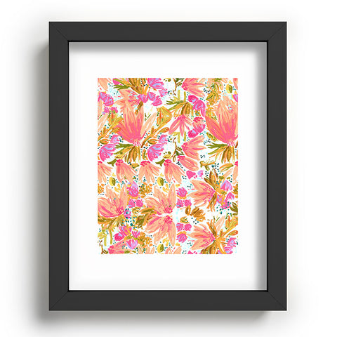 Joy Laforme Orange Blossom in Pink Recessed Framing Rectangle