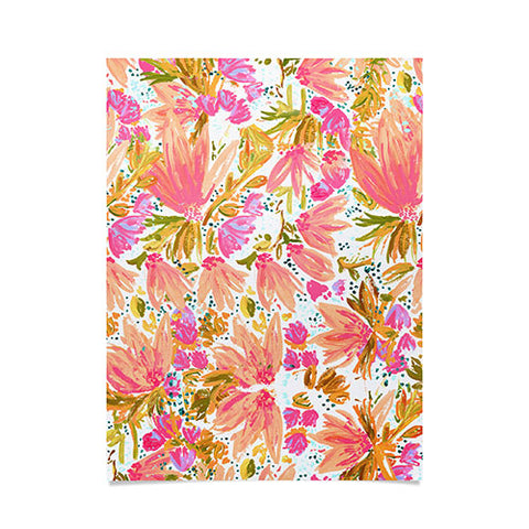 Joy Laforme Orange Blossom in Pink Poster