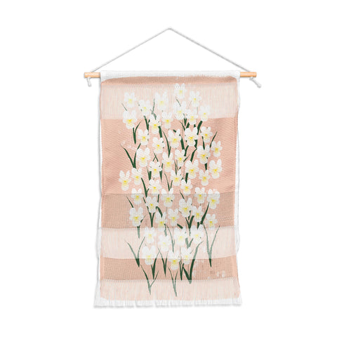 Joy Laforme Pansies in Pink and White Wall Hanging Portrait