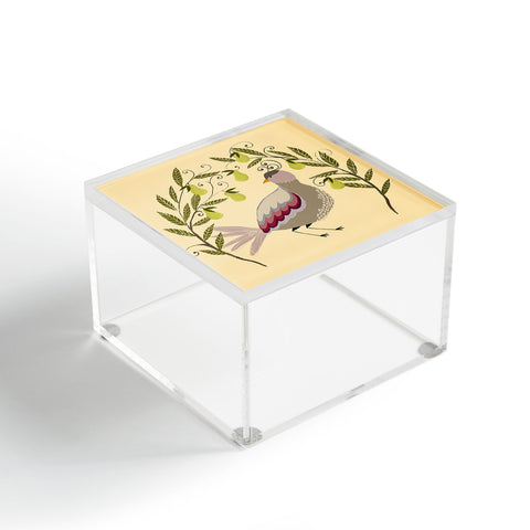 Joy Laforme Partridge in a Pear Tree Acrylic Box