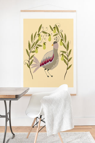 Joy Laforme Partridge in a Pear Tree Art Print And Hanger