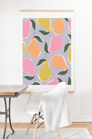 Joy Laforme Pear Confetti Art Print And Hanger