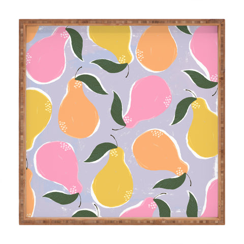 Joy Laforme Pear Confetti Square Tray