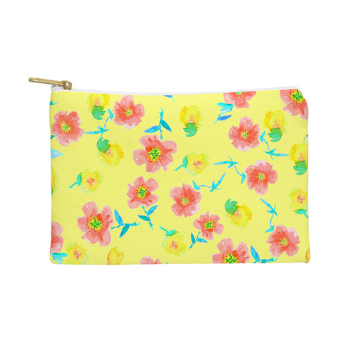 Joy Laforme Peonies And Tulips In Yellow Pouch