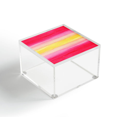 Joy Laforme Pink And Yellow Ombre Acrylic Box