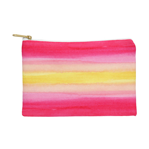 Joy Laforme Pink And Yellow Ombre Pouch
