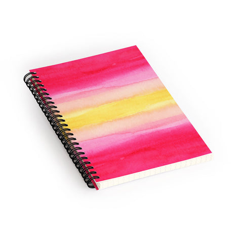 Joy Laforme Pink And Yellow Ombre Spiral Notebook
