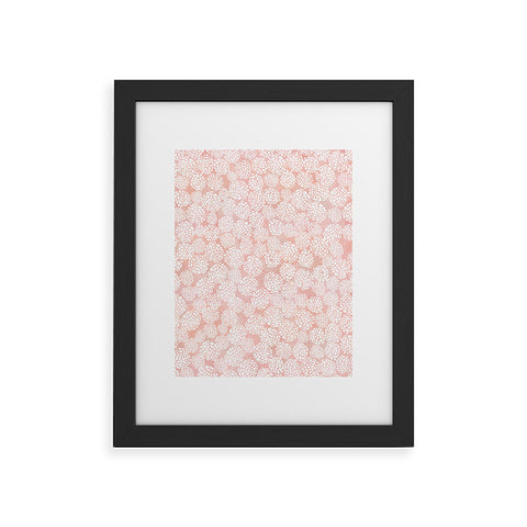 Joy Laforme Pink Dahlias Framed Art Print