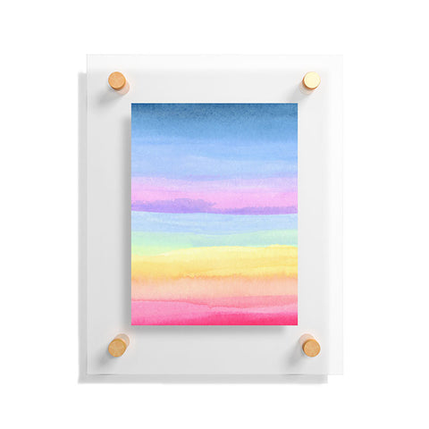 Joy Laforme Rainbow Ombre Floating Acrylic Print