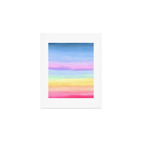 Joy Laforme Rainbow Ombre Art Print