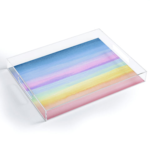 Joy Laforme Rainbow Ombre Acrylic Tray