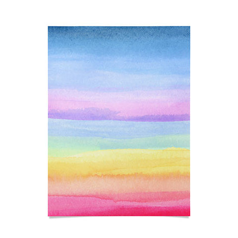 Joy Laforme Rainbow Ombre Poster
