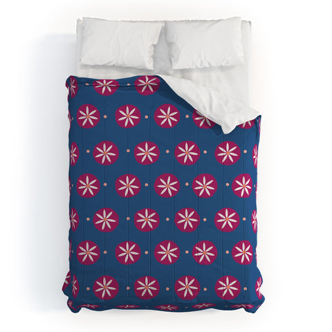 Joy Laforme Summer Garden Daisy Buttons Comforter