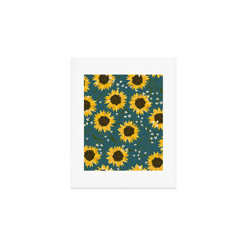 Joy Laforme Summer Garden Sunflowers Art Print