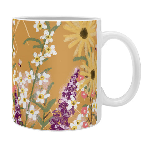 Joy Laforme Summer Garden Wildflower Still Life Coffee Mug
