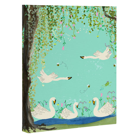 Joy Laforme Swan Lake Art Canvas