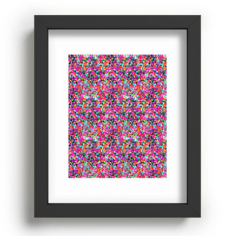 Joy Laforme Watercolor Polka Dot I Recessed Framing Rectangle