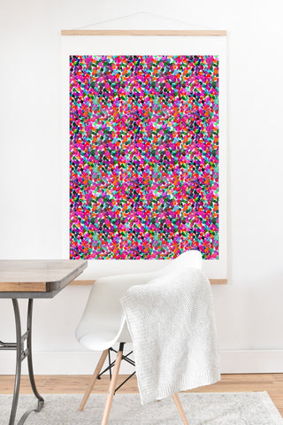 Joy Laforme Watercolor Polka Dot I Art Print And Hanger