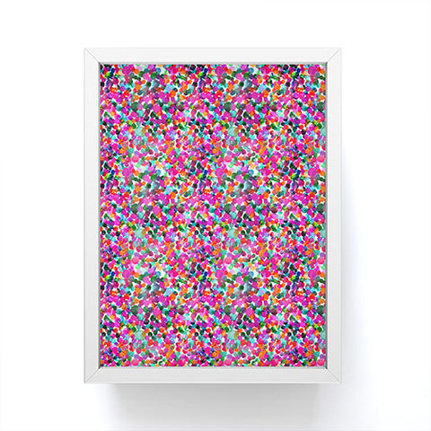 Joy Laforme Watercolor Polka Dot I Framed Mini Art Print