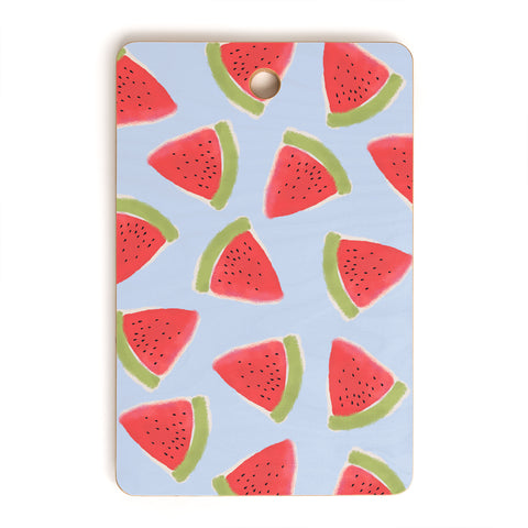Joy Laforme Watermelon Confetti Cutting Board Rectangle
