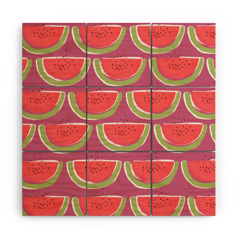 Joy Laforme Watermelon Days Wood Wall Mural