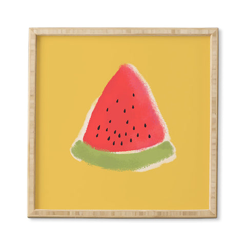 Joy Laforme Watermelon Fun Framed Wall Art