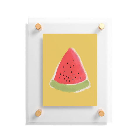 Joy Laforme Watermelon Fun Floating Acrylic Print