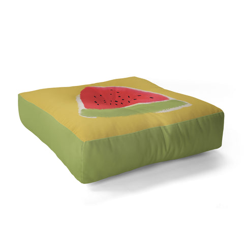 Joy Laforme Watermelon Fun Floor Pillow Square