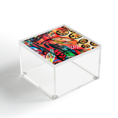 Julia Da Rocha Abstract Bloom Acrylic Box