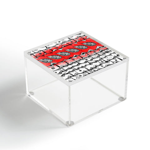 Julia Da Rocha Azteca Red Acrylic Box