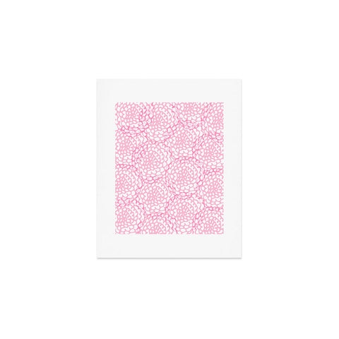 Julia Da Rocha Bed Of Pink Roses Art Print