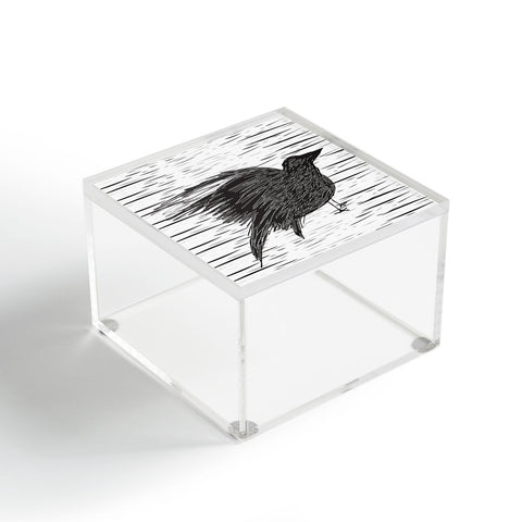 Julia Da Rocha Black Bird Acrylic Box