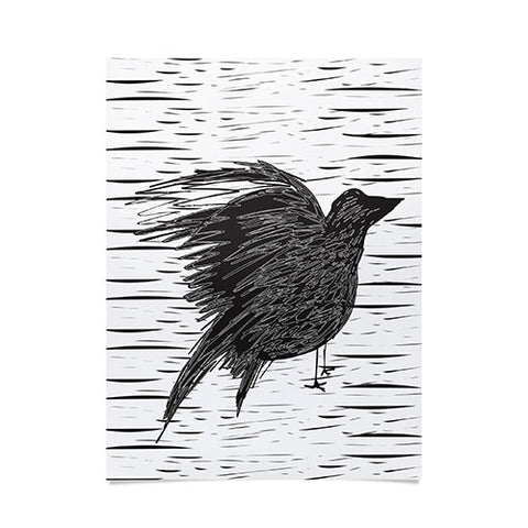 Julia Da Rocha Black Bird Poster