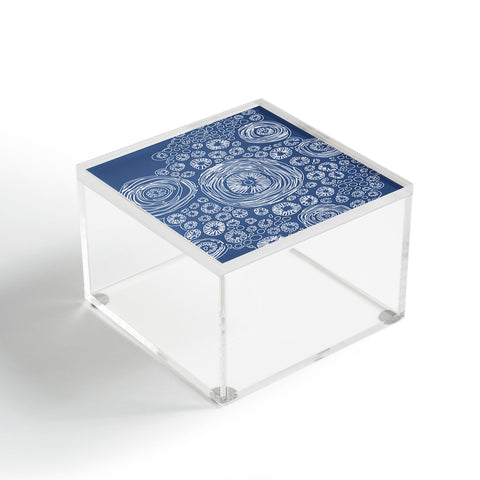 Julia Da Rocha Bluflower Acrylic Box