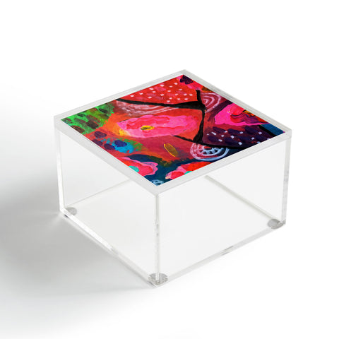 Julia Da Rocha Bright Bloom Acrylic Box