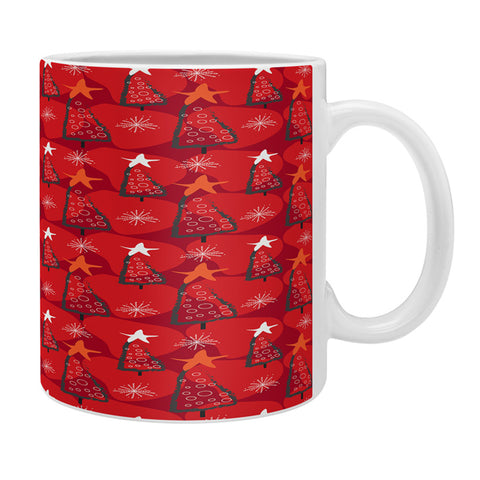Julia Da Rocha ChristmasTrees Coffee Mug