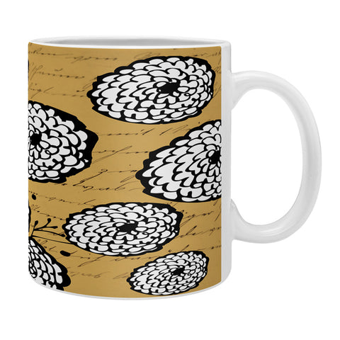 Julia Da Rocha Flowery Letter Coffee Mug